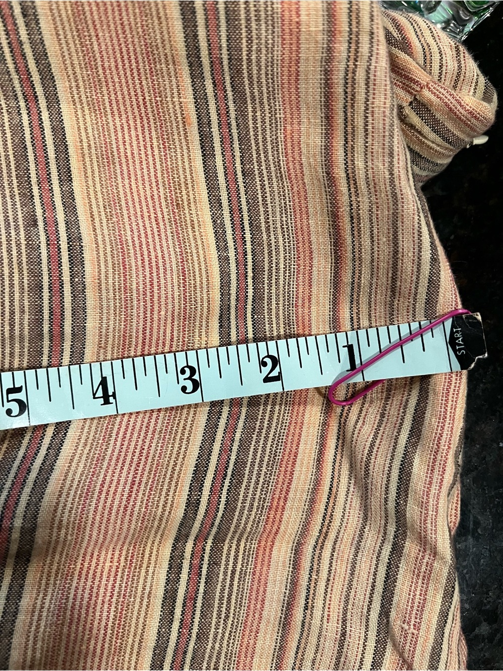 Garnet Hill Sleeveless Striped Linen-Blend dress - Picture 10 of 11